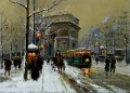 CE l’arc triomphal hiver Paris